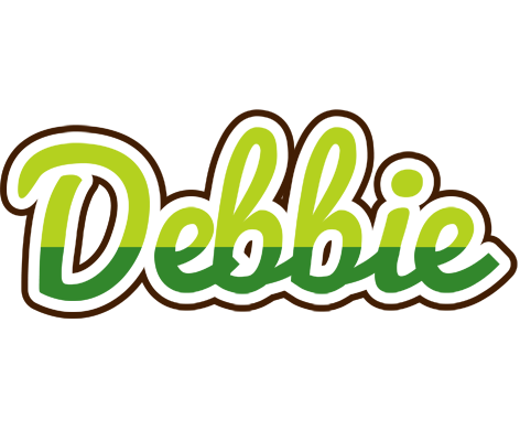 Debbie golfing logo