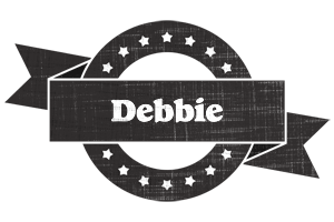 Debbie grunge logo