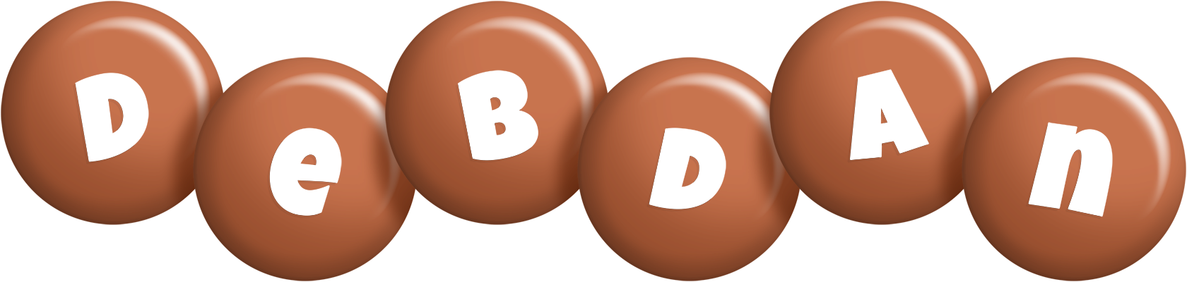 Debdan candy-brown logo