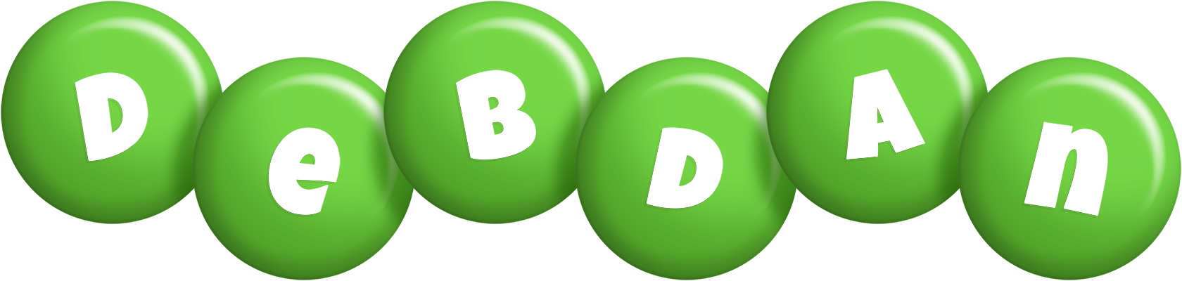 Debdan candy-green logo