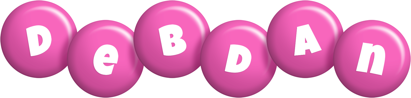 Debdan candy-pink logo