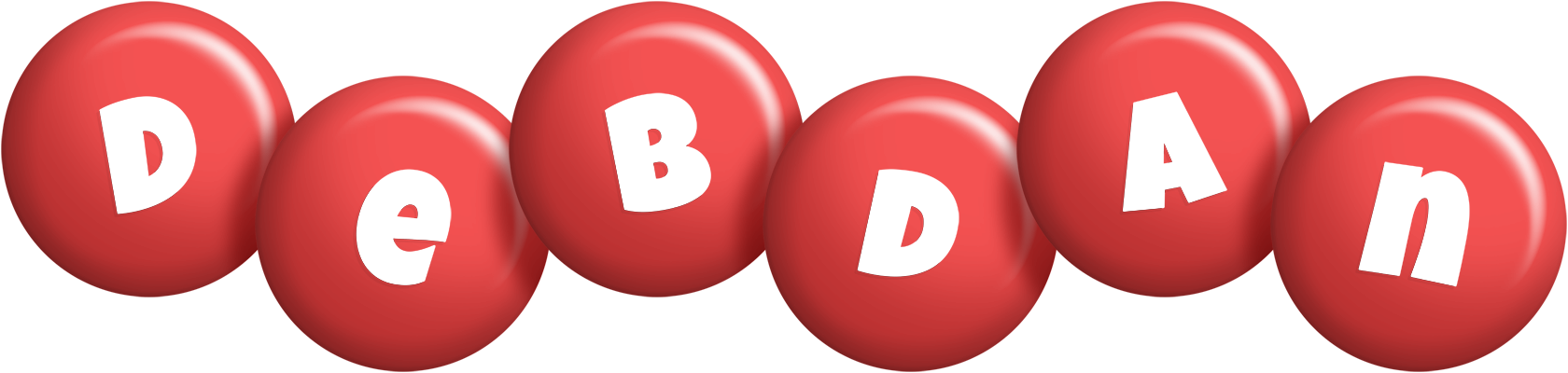 Debdan candy-red logo