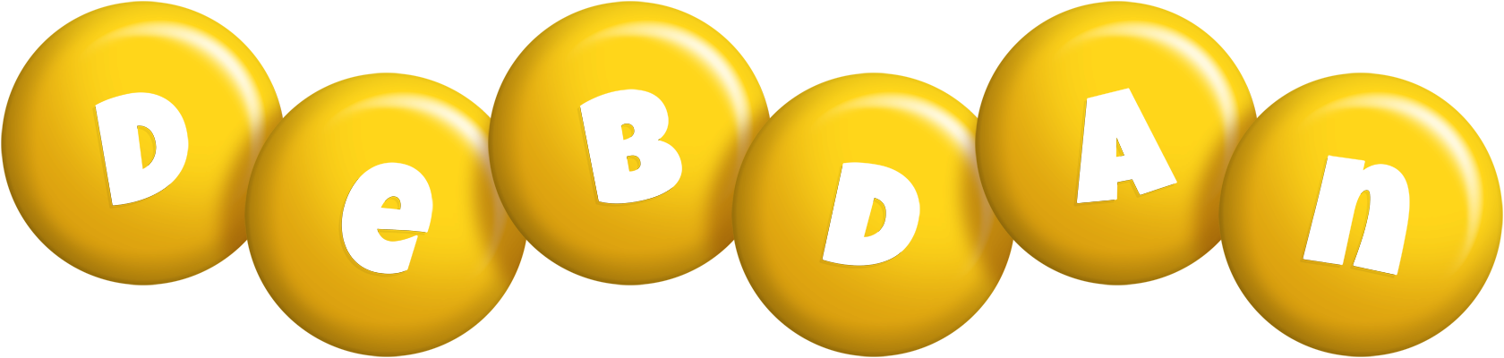 Debdan candy-yellow logo