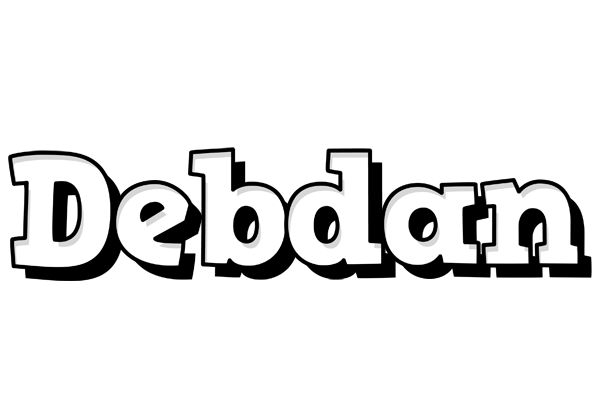Debdan snowing logo