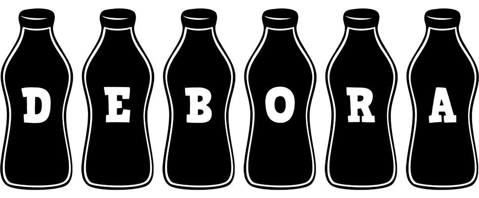 Debora bottle logo