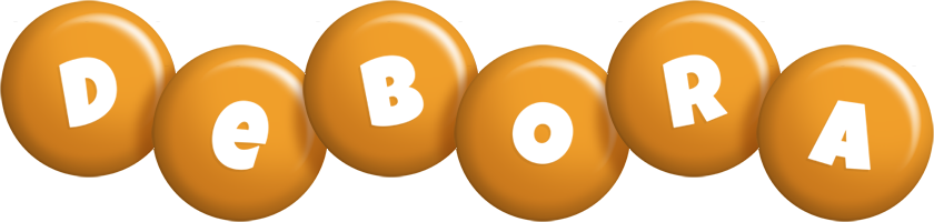 Debora candy-orange logo