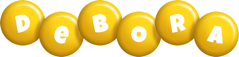 Debora candy-yellow logo
