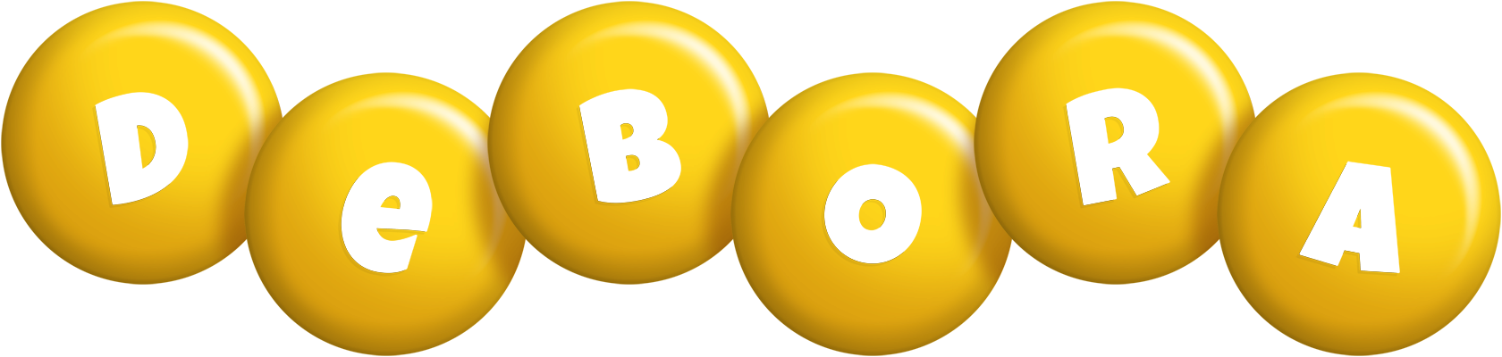 Debora candy-yellow logo
