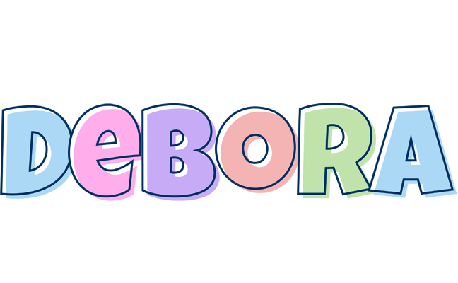 Debora pastel logo
