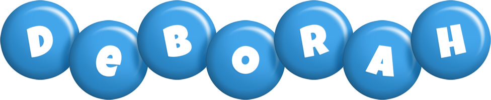Deborah candy-blue logo