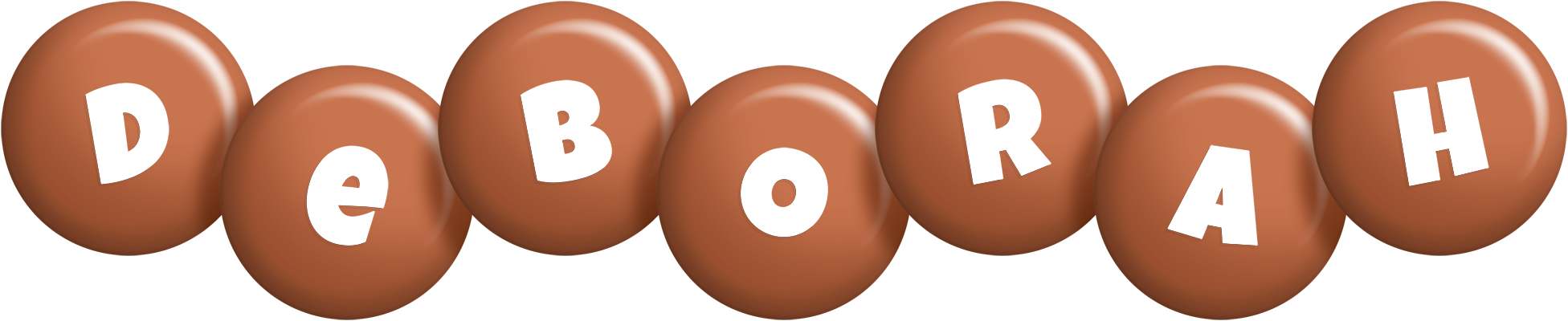 Deborah candy-brown logo
