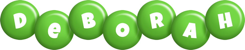 Deborah candy-green logo