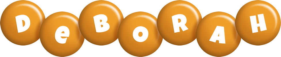 Deborah candy-orange logo