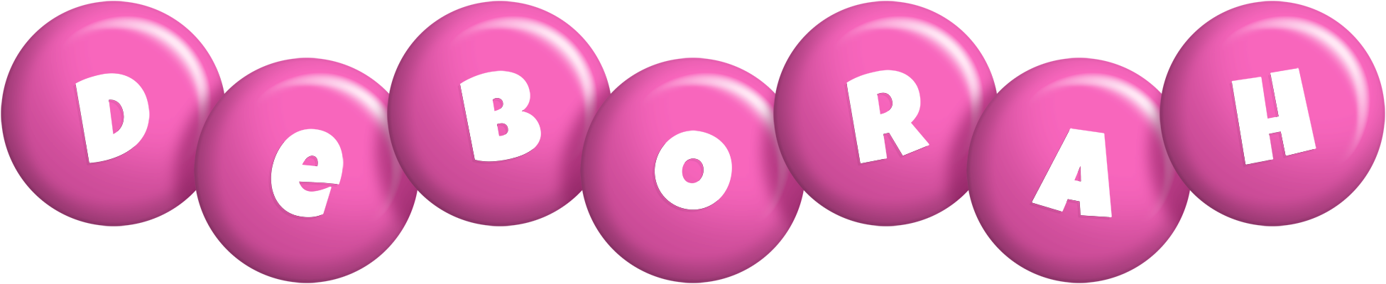 Deborah candy-pink logo
