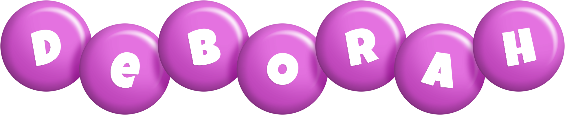 Deborah candy-purple logo