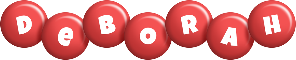 Deborah candy-red logo