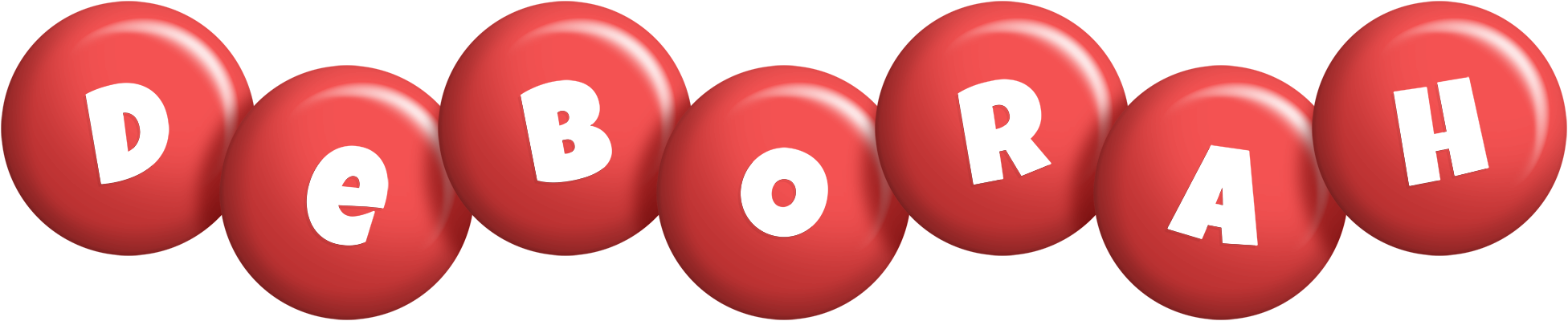 Deborah candy-red logo