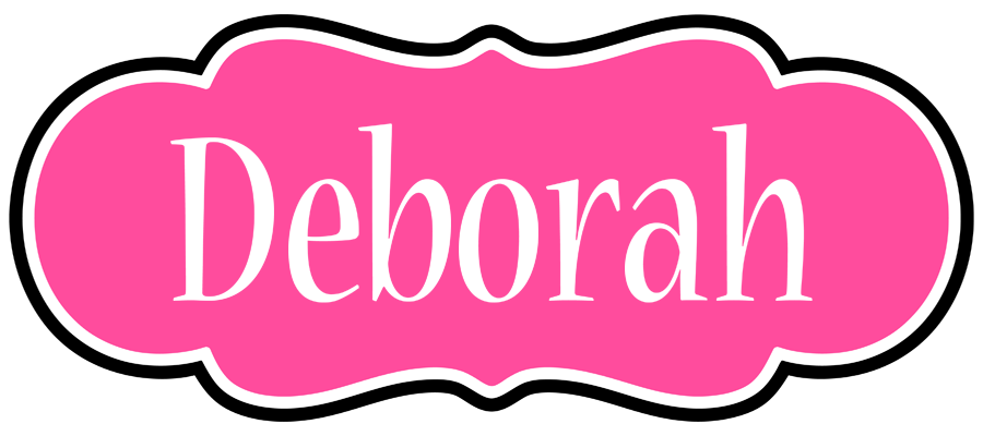 Deborah invitation logo