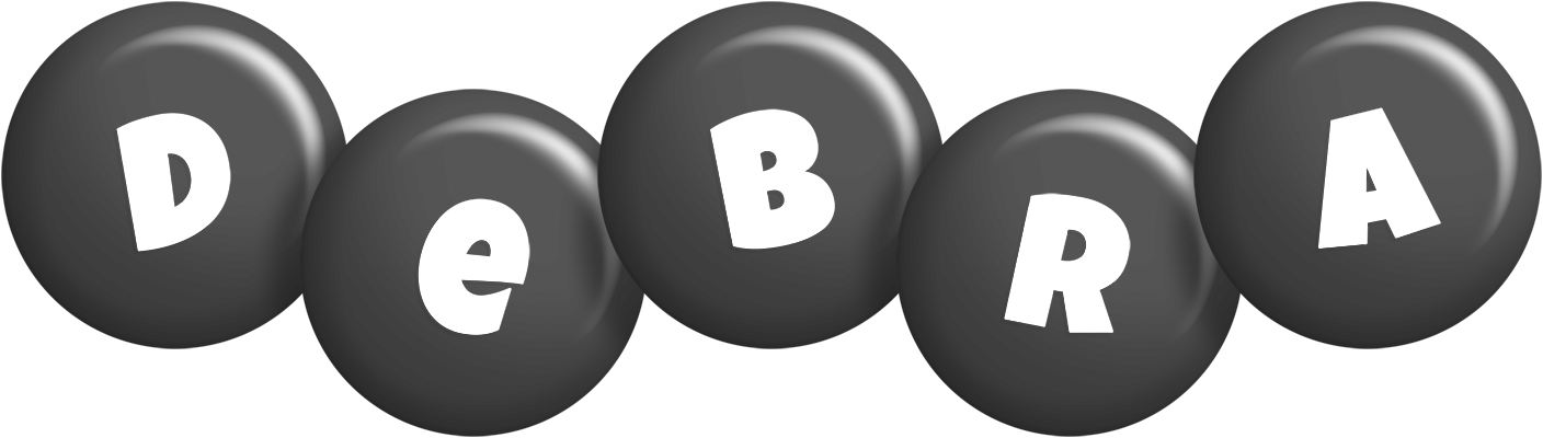 Debra candy-black logo