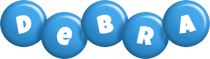 Debra candy-blue logo