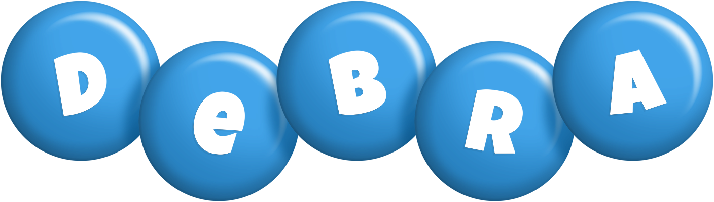 Debra candy-blue logo
