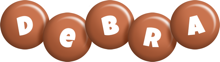 Debra candy-brown logo