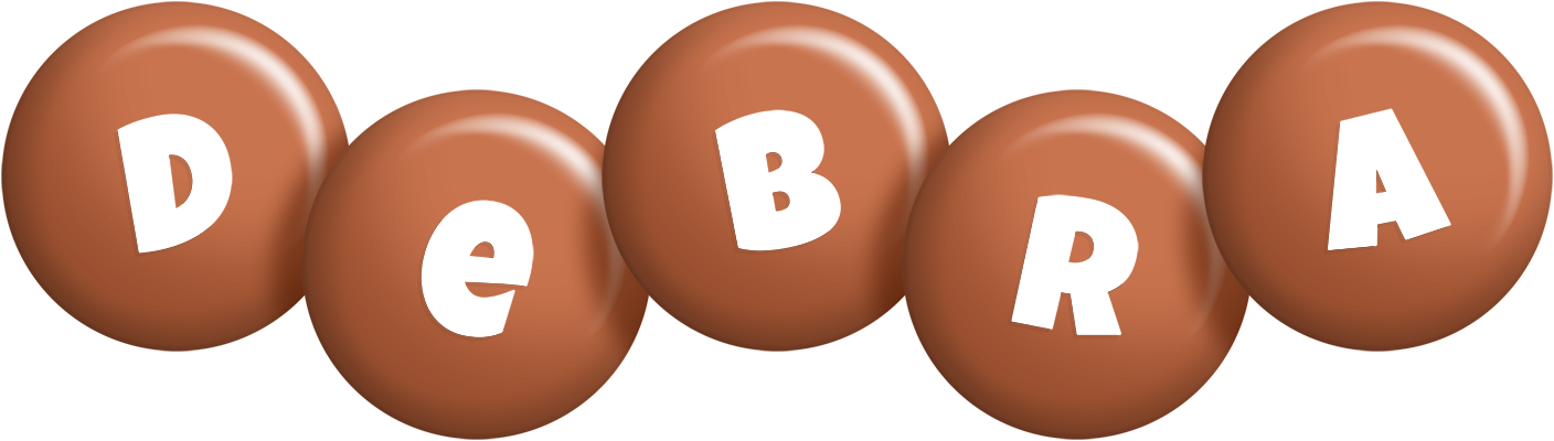 Debra candy-brown logo