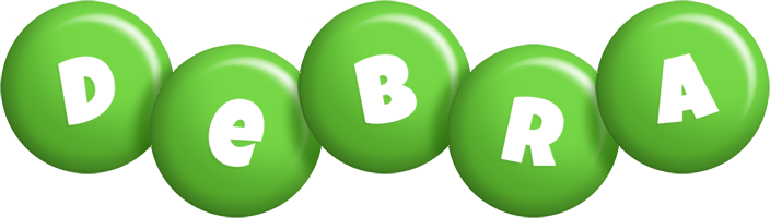 Debra candy-green logo