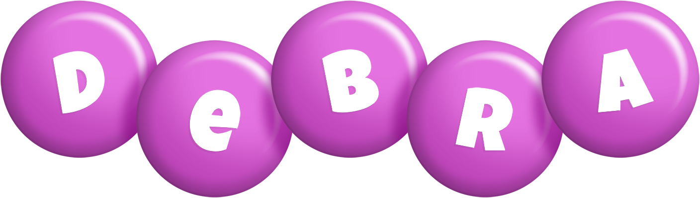 Debra candy-purple logo