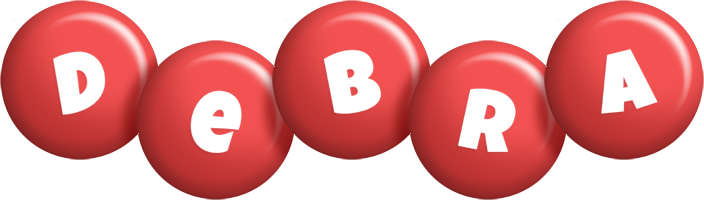 Debra candy-red logo