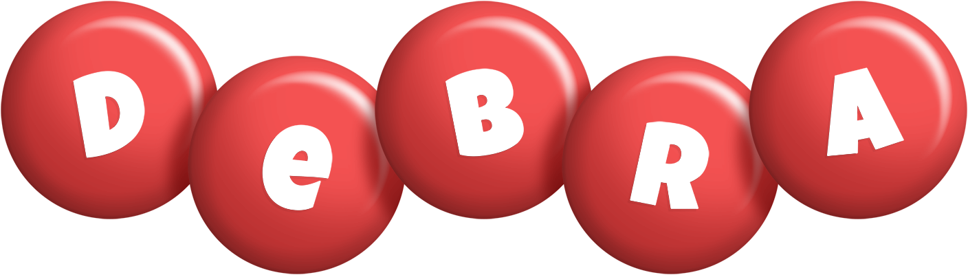 Debra candy-red logo