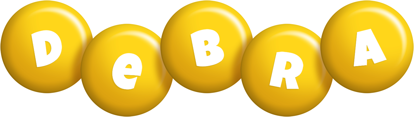 Debra candy-yellow logo