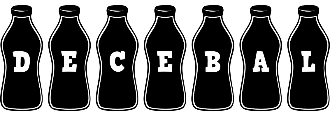 Decebal bottle logo