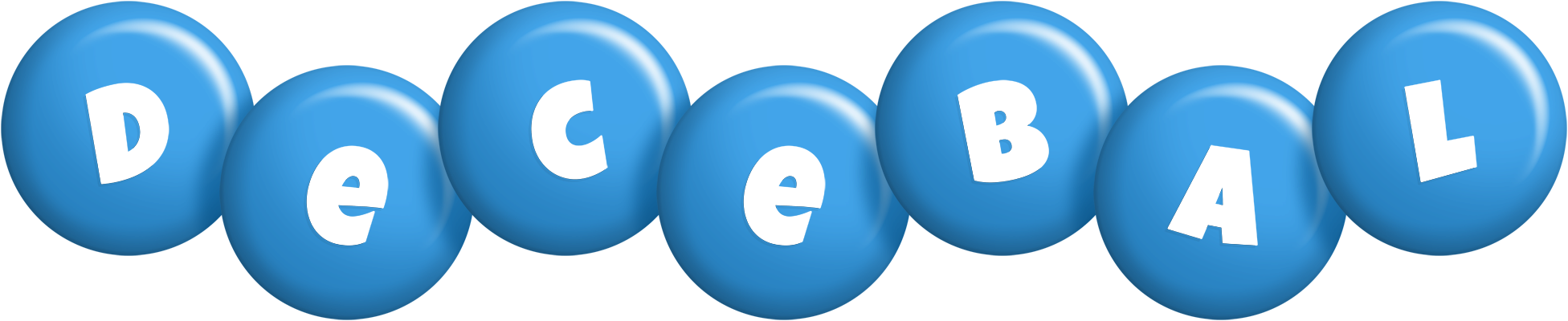 Decebal candy-blue logo