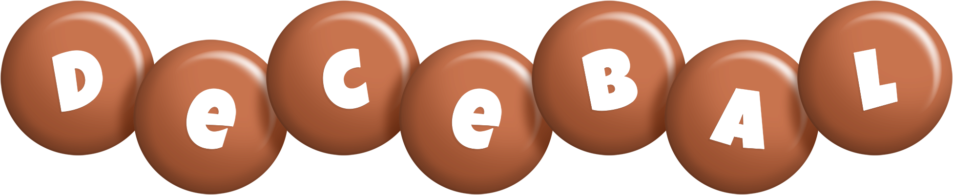 Decebal candy-brown logo