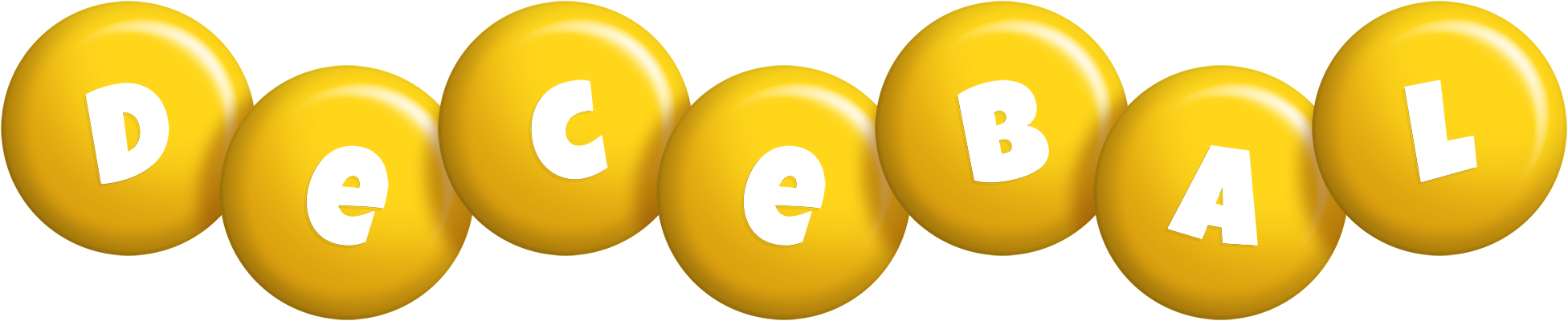 Decebal candy-yellow logo