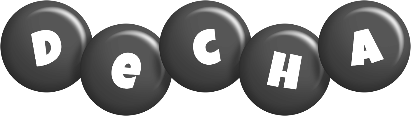 Decha candy-black logo