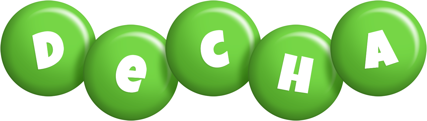 Decha candy-green logo
