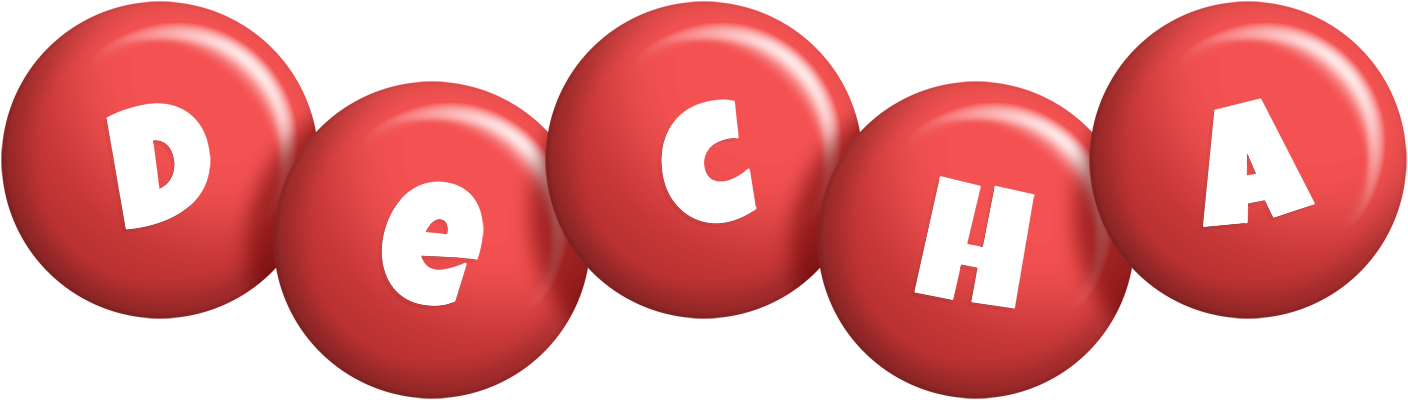 Decha candy-red logo