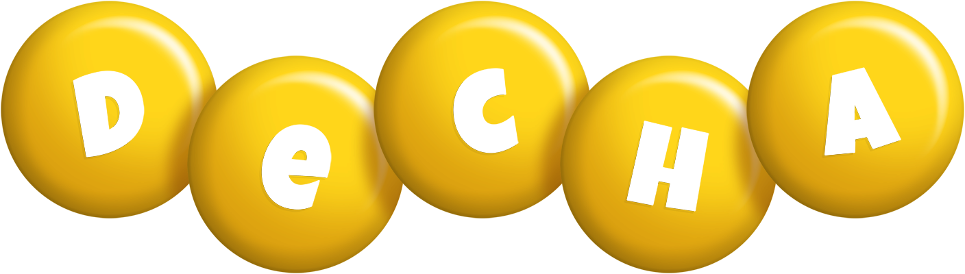 Decha candy-yellow logo
