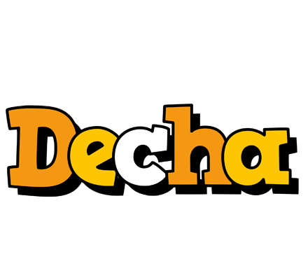 Decha cartoon logo
