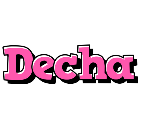 Decha girlish logo