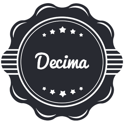 Decima badge logo