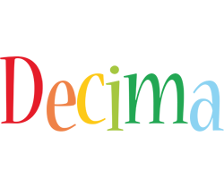 Decima birthday logo