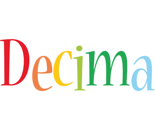 Decima birthday logo
