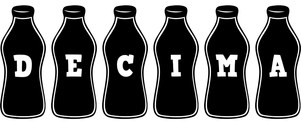 Decima bottle logo