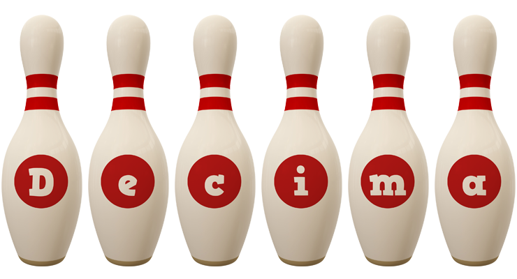 Decima bowling-pin logo