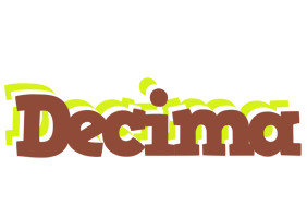 Decima caffeebar logo