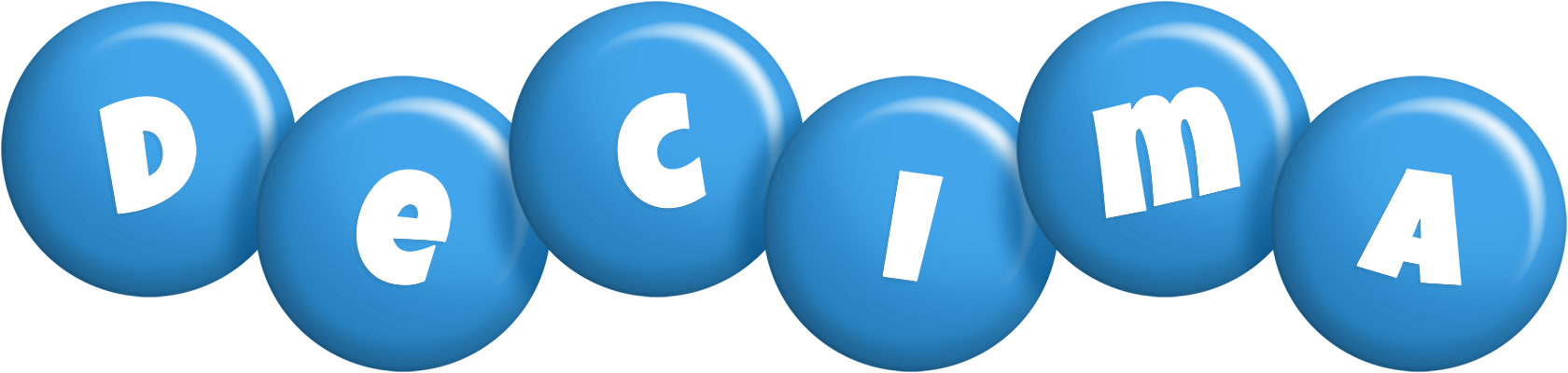 Decima candy-blue logo