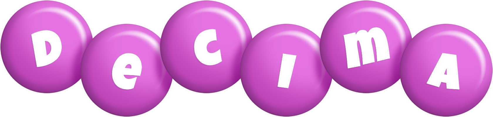 Decima candy-purple logo